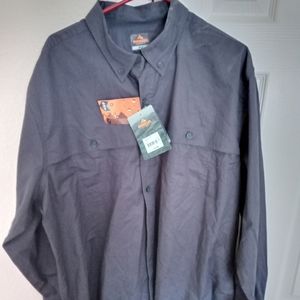 Men's Button Up XXL Long Sleeve NWT by Ridgecut